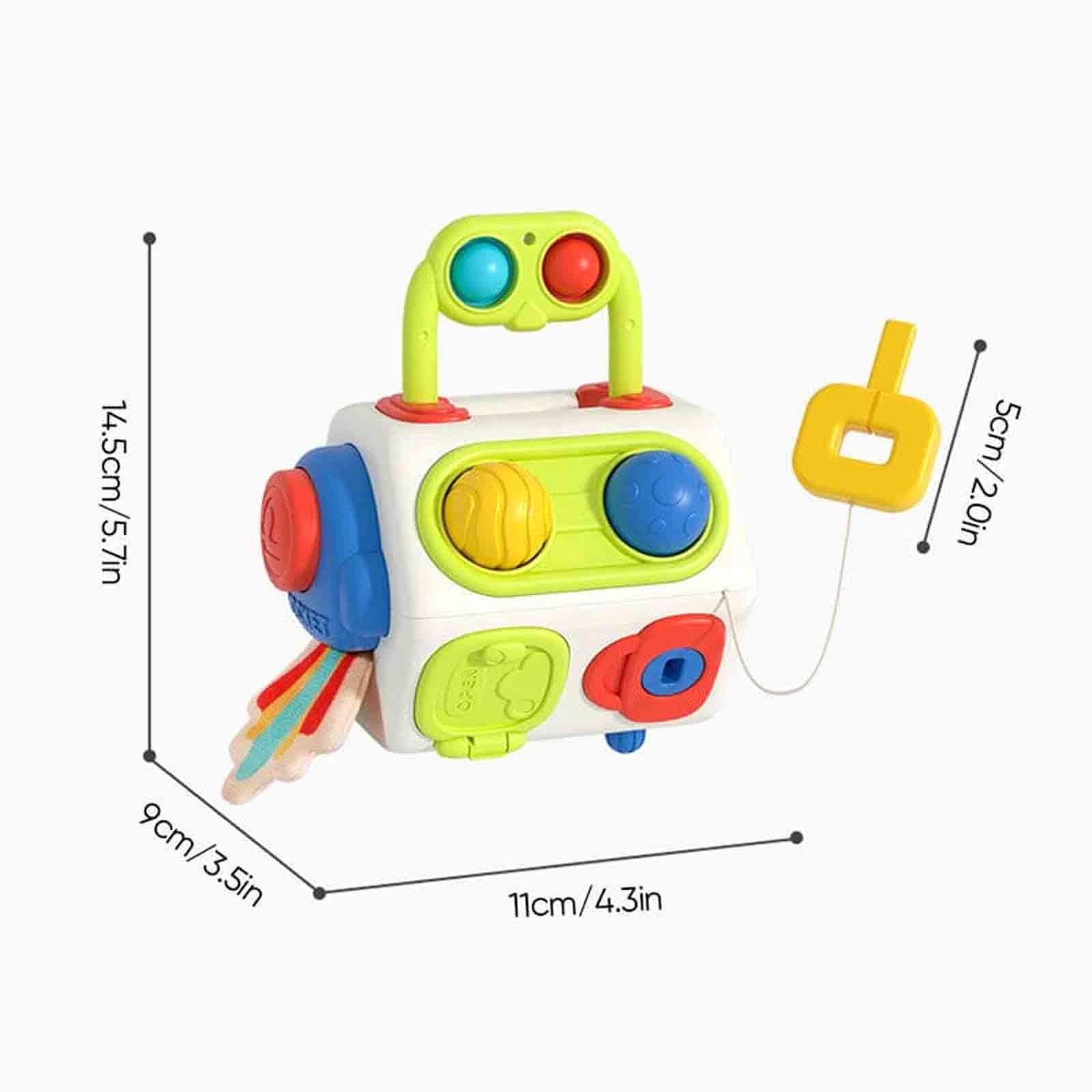 Activity Cube Busy Cube Montessori Sensory Toys Children Gift for Toddlers 1-3