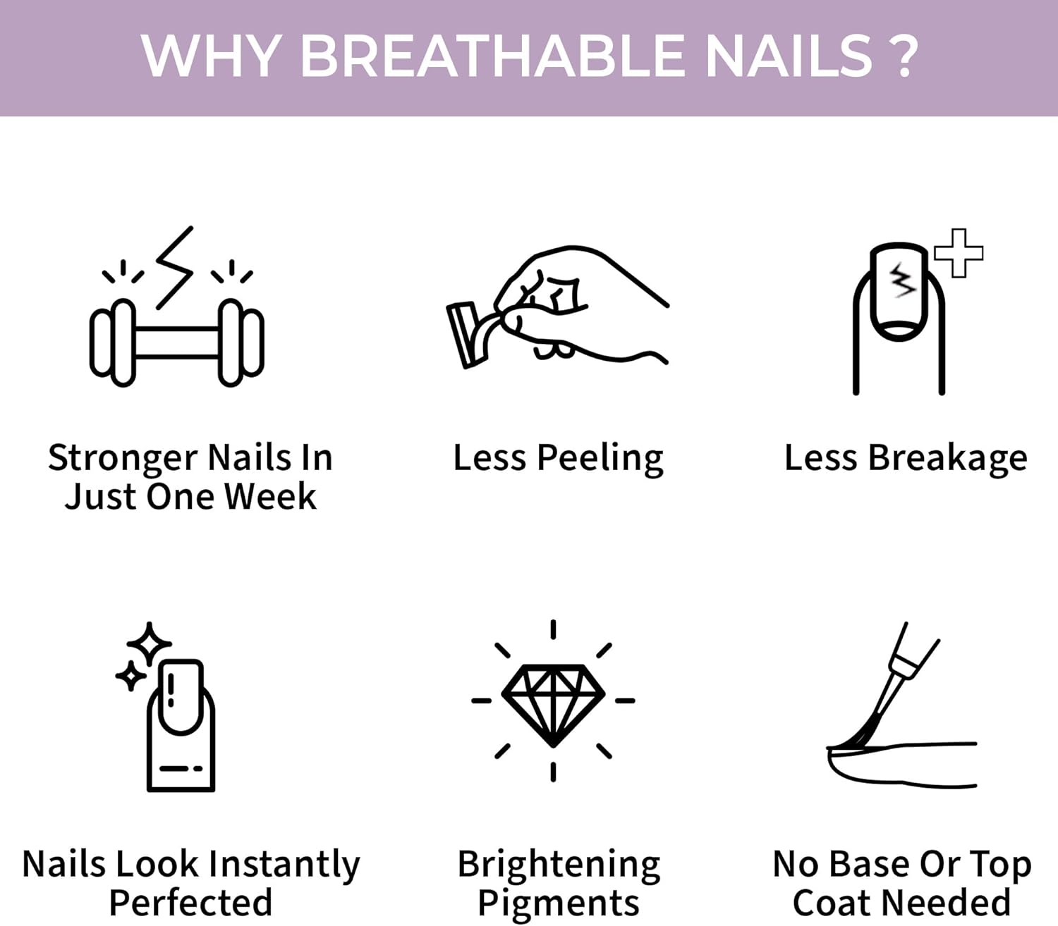 طلاء أظافر Nykaa Breathable  Keep Calm  310