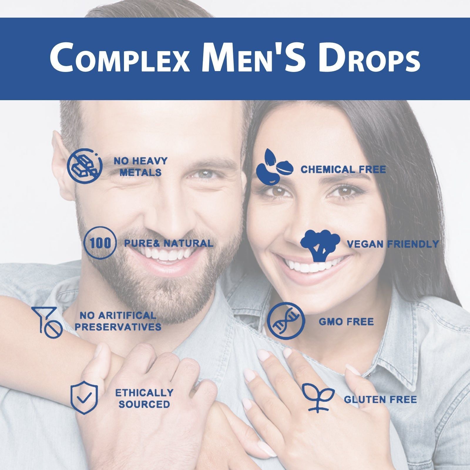 Boost Male Vitality with Natural Body Care Drops, Enhance Performance, 600mg ,30ml