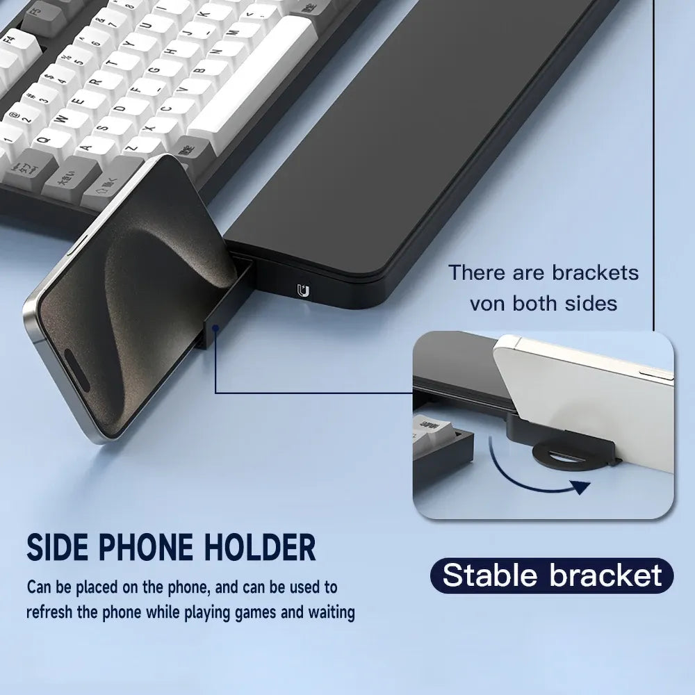 Keyboard Wrist Rest Pad with Cleaning Tool Kit Hand Wrist Rest Non Slip Palm Pad