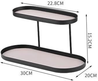 Double Layer Storage Tray Aromatherapy Candle Tray Cake Jewelry Display Tray