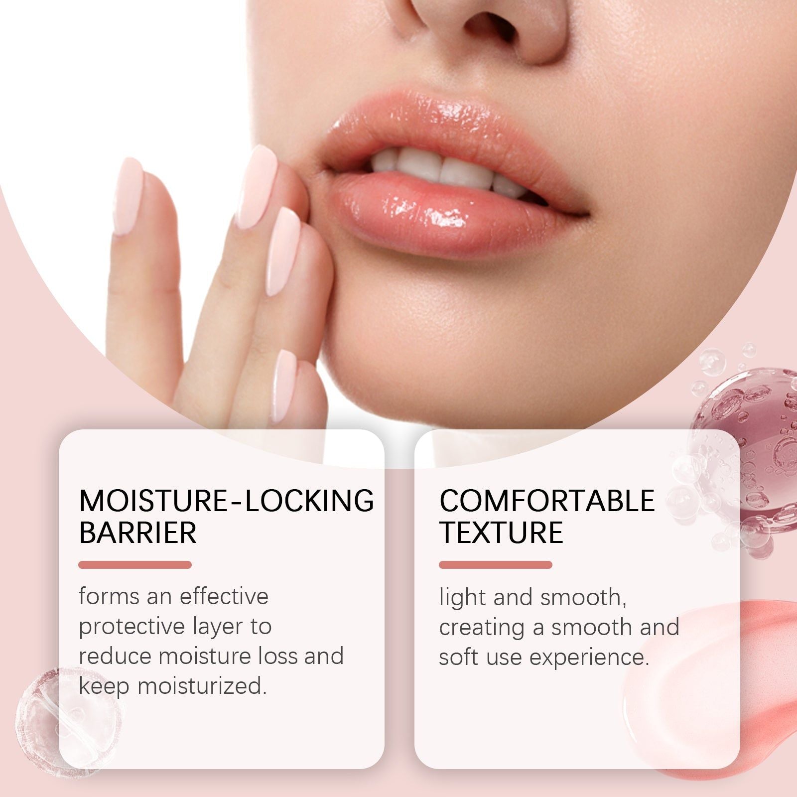 Brighten Your Lips with Cherry Blossom Sleep Gel, Moisturizing Lip Care, Natural Glow ,1set