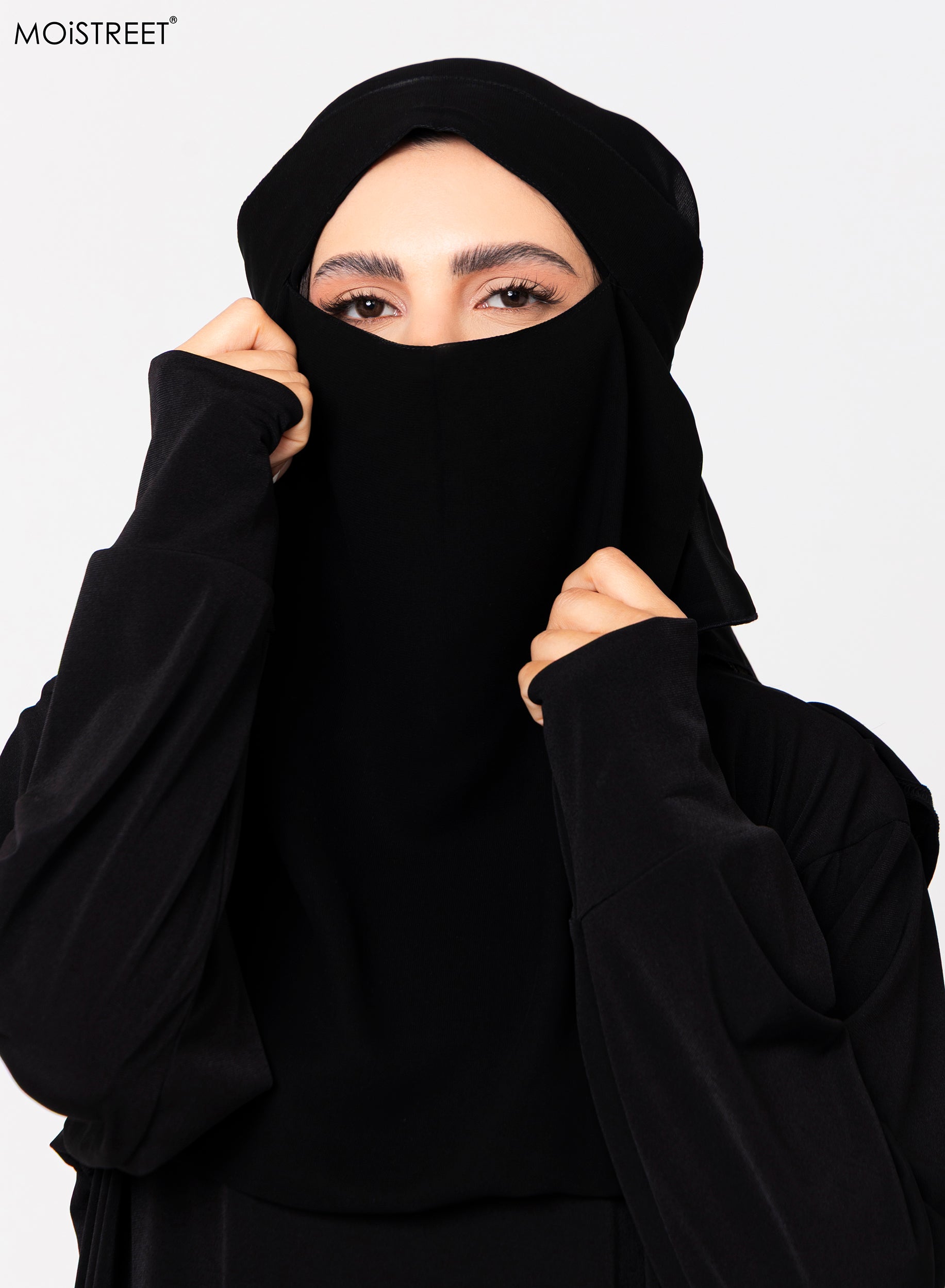 MOiSTREET Niqab Wool Chiffon