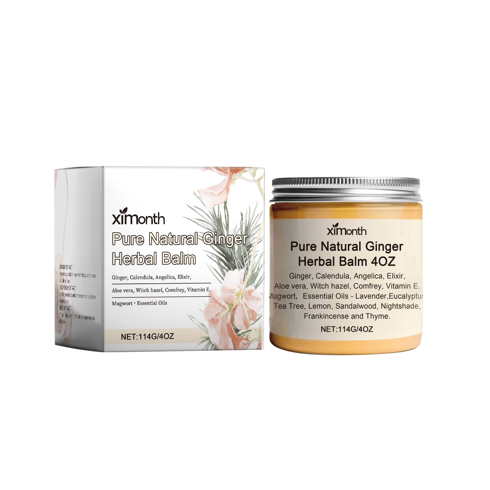 Ginger Cream for Joint Care, Pain Relief, Muscle Relaxation, Sensitive Skin Friendly ,114g