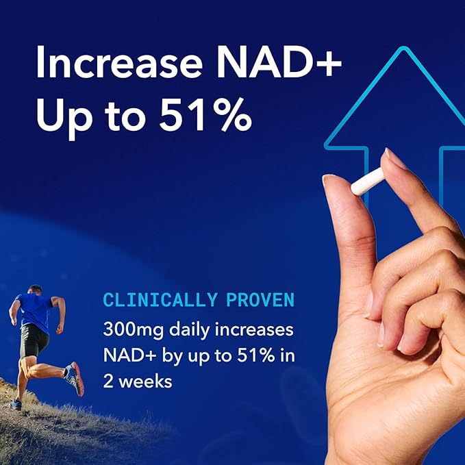 TRU NIAGEN 120capsules/150mg - Advanced NAD+ Booster | Nicotinamide Riboside NR | Increases Energy & Promotes Anti Aging