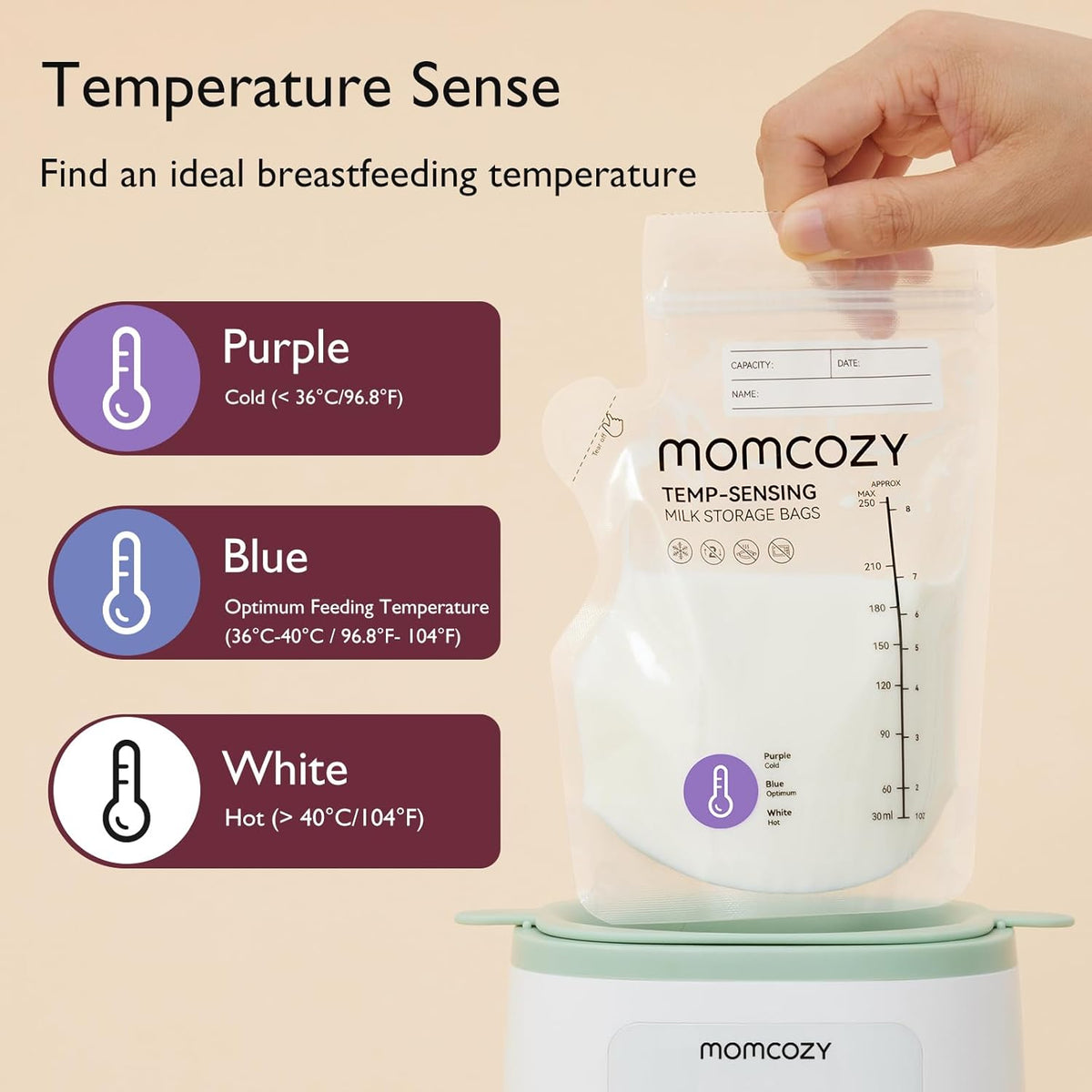 Momcozy Spout Breastmilk Storage Bags-60 Bag