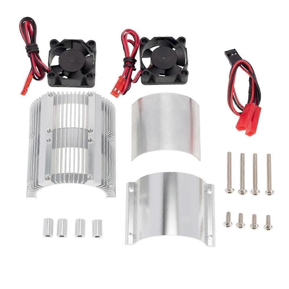 RC Car 41-43mm Motor Radiator for 1:8 Motor SUMMIT,Silver