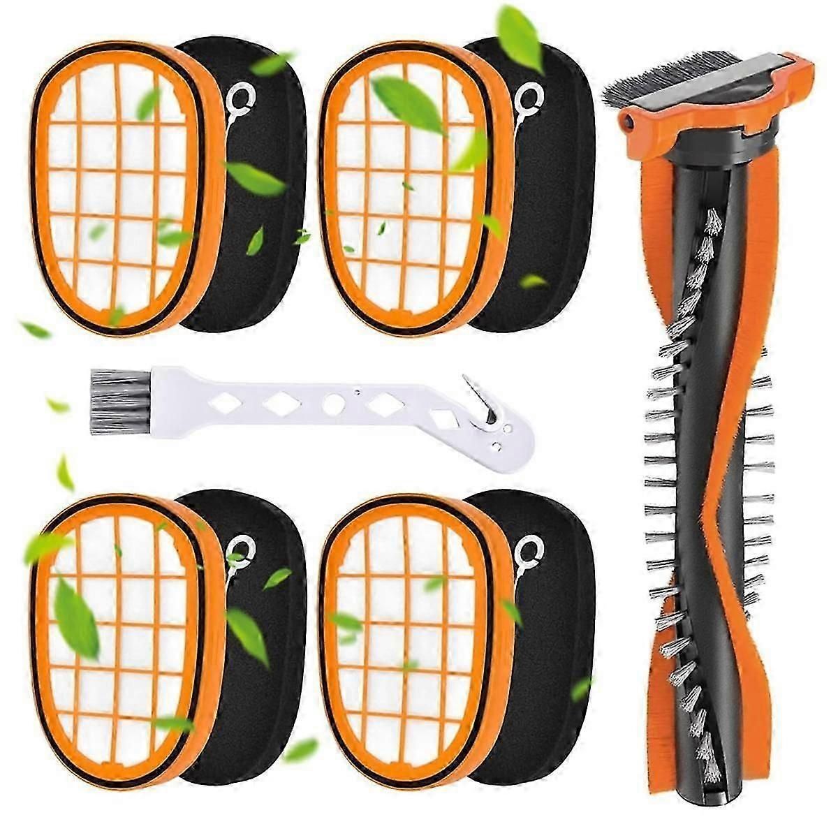 HEPA Filter and Roll Brush Kit for Philips SpeedPro Max Vacuums