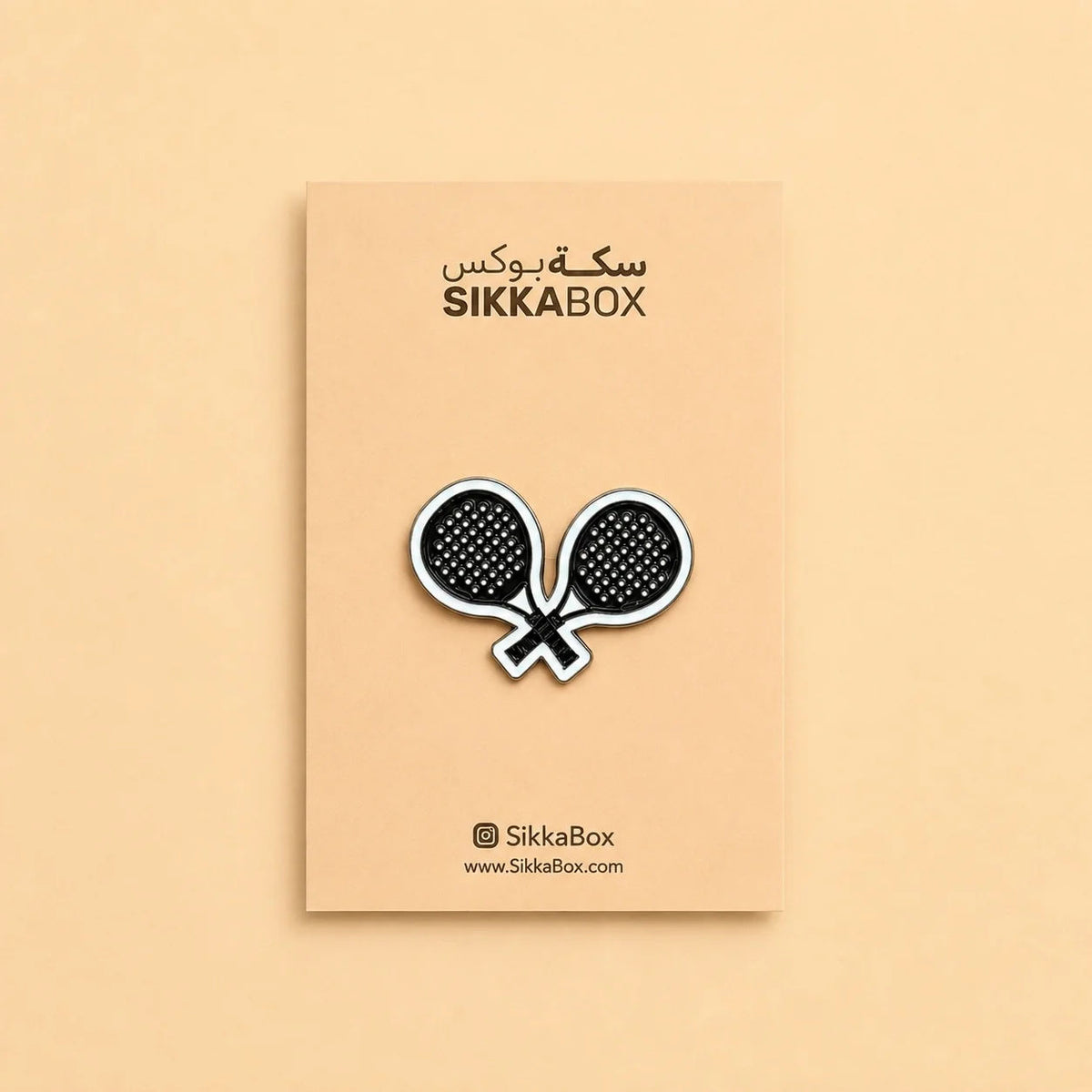 Paddle Rackets Metal Sticker