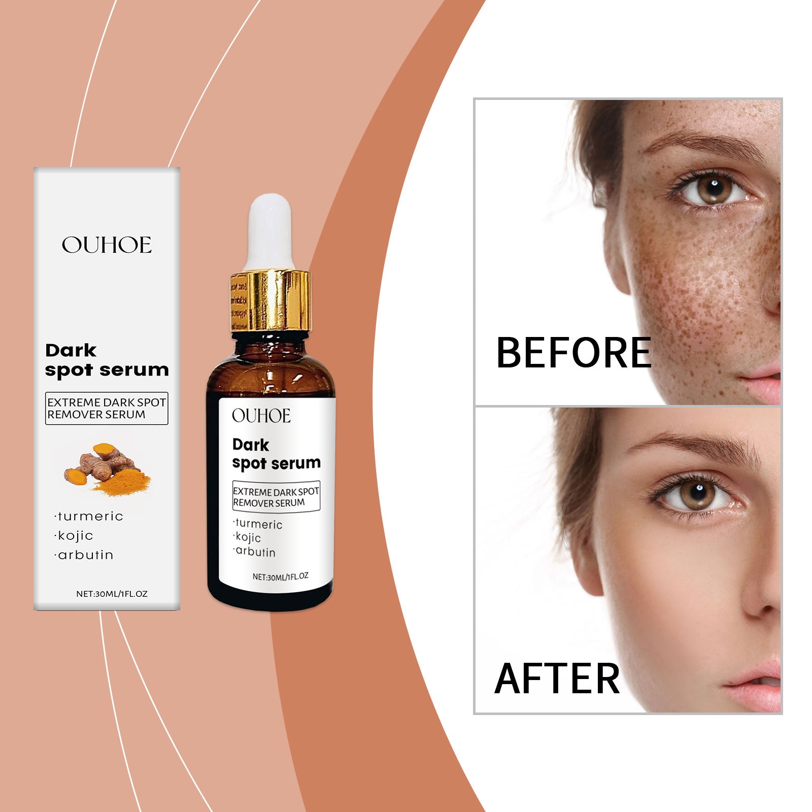 Revitalize Skin with Face Essence, Brightening, Hydrating, Anti-Aging Serum ,30ml