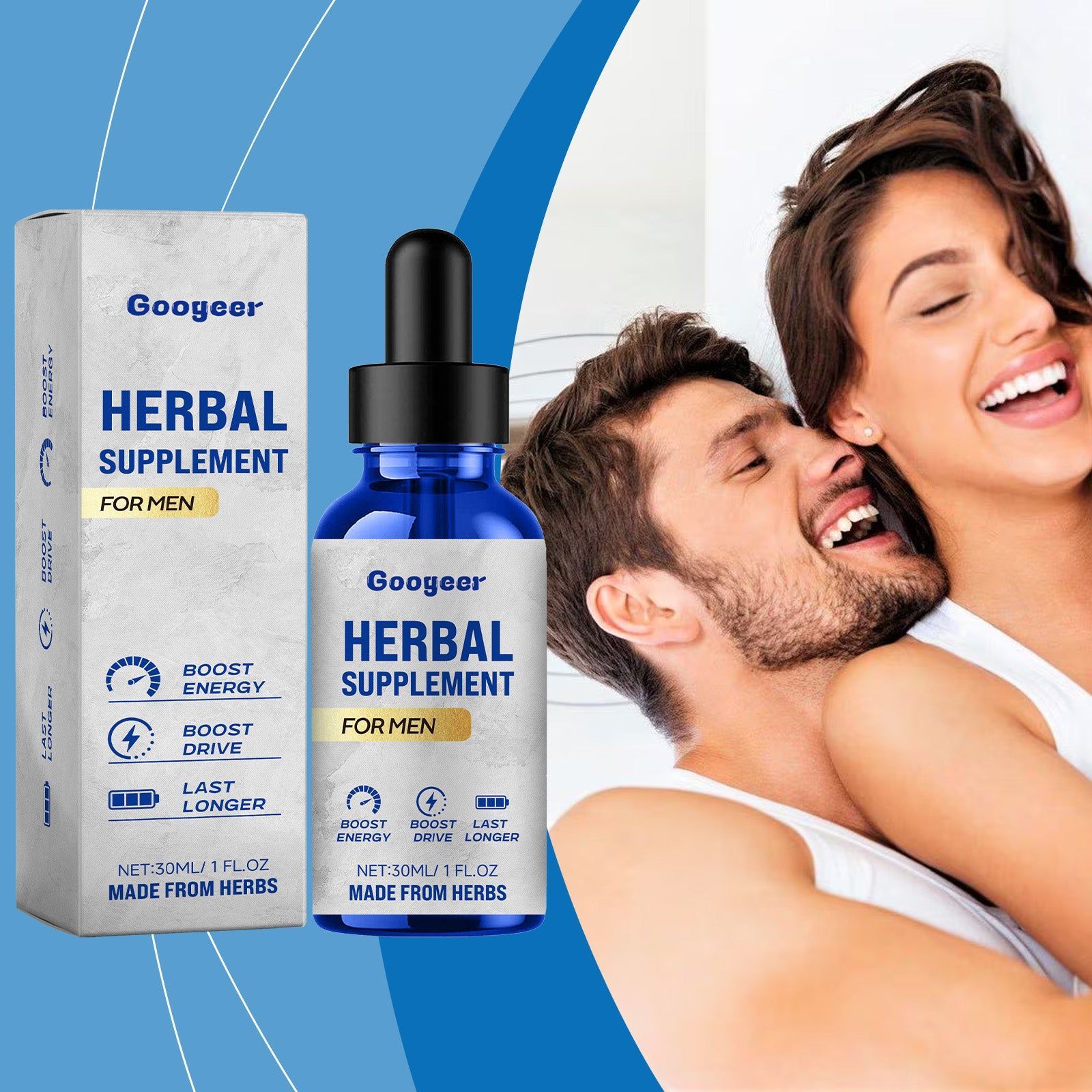 Boost Energy and Vitality with Natural Herbal Body Care Supplement, Safe and Effective ,30ml