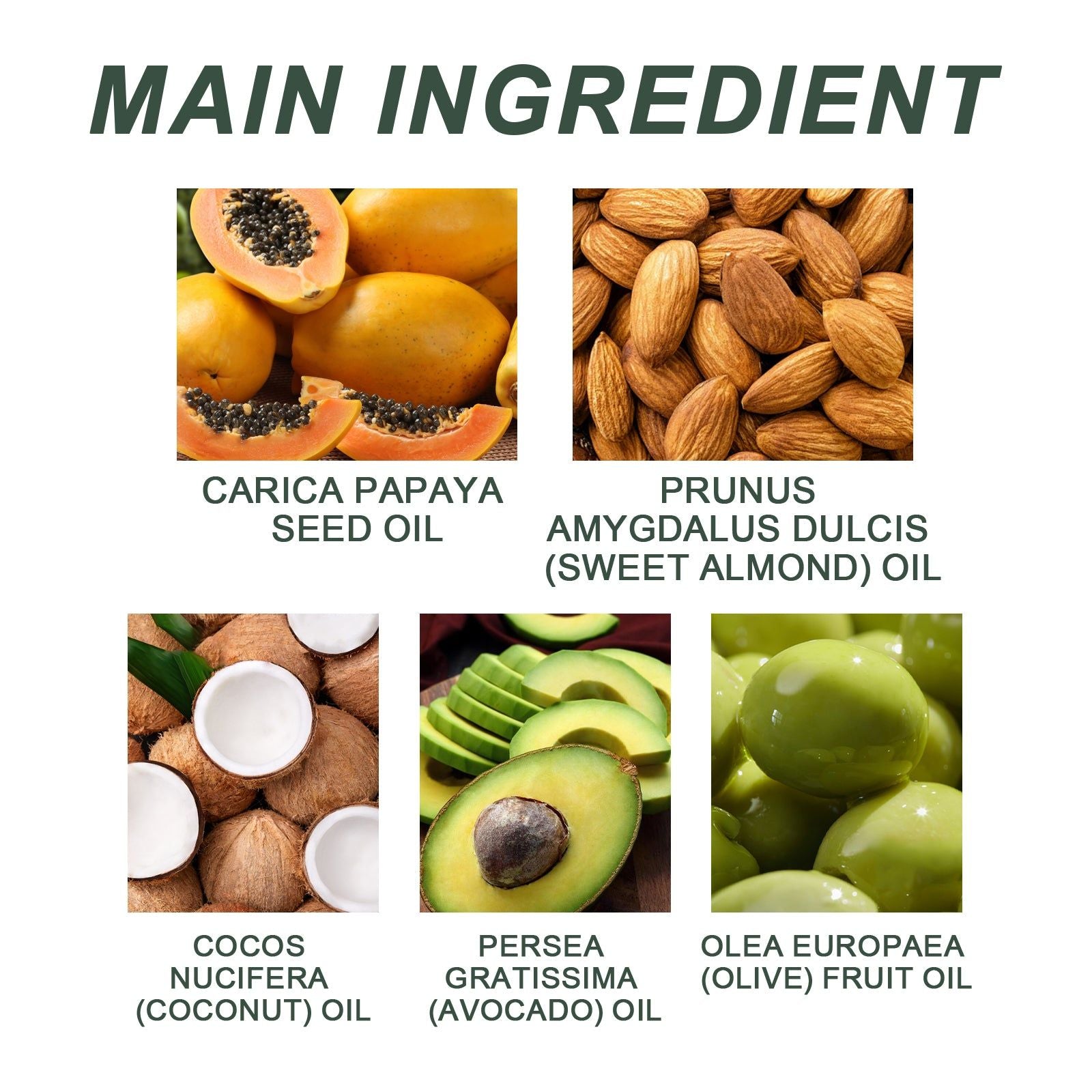 Mango Papaya Body Oil for Brightening, Moisturizing, and Acne Mark Removal ,30ml