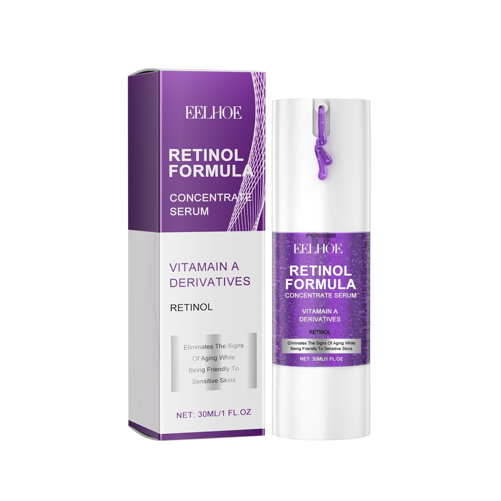 Revitalizing Face Essence with Retinol, Hyaluronic Acid, Anti-Aging, Brightening, Moisturizing ,30ml
