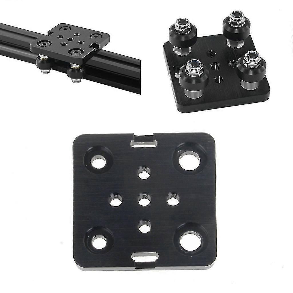 V-wheel Support Plate V-slot Mini Five Roulette Aluminum Profiles Slide Plate