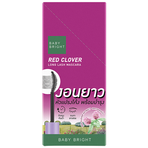 RED CLOVER LONG LASH MASCARA 4.8G BABY BRIGHT (M) #01 ULTRA BLACK