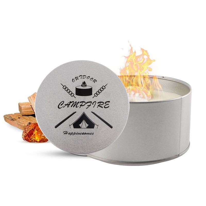 Portable Campfire Candles Smokeless Compact Fire Pit For Hiking Picnic BBQ