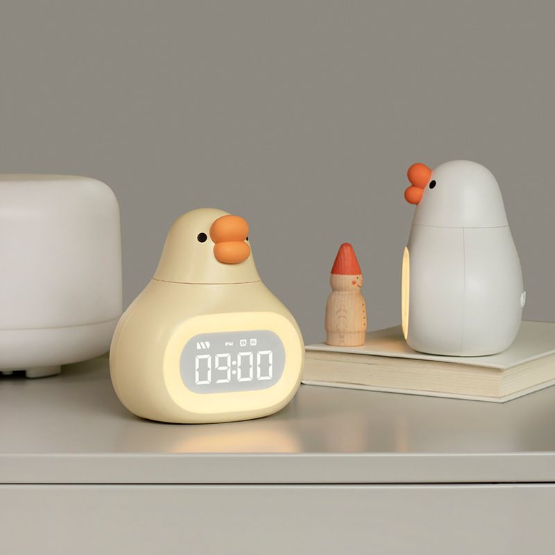 Generic Goose Digital Alarm Clock Sleep Training Alarm Clock Rechargeable Alarm Clock for Kids