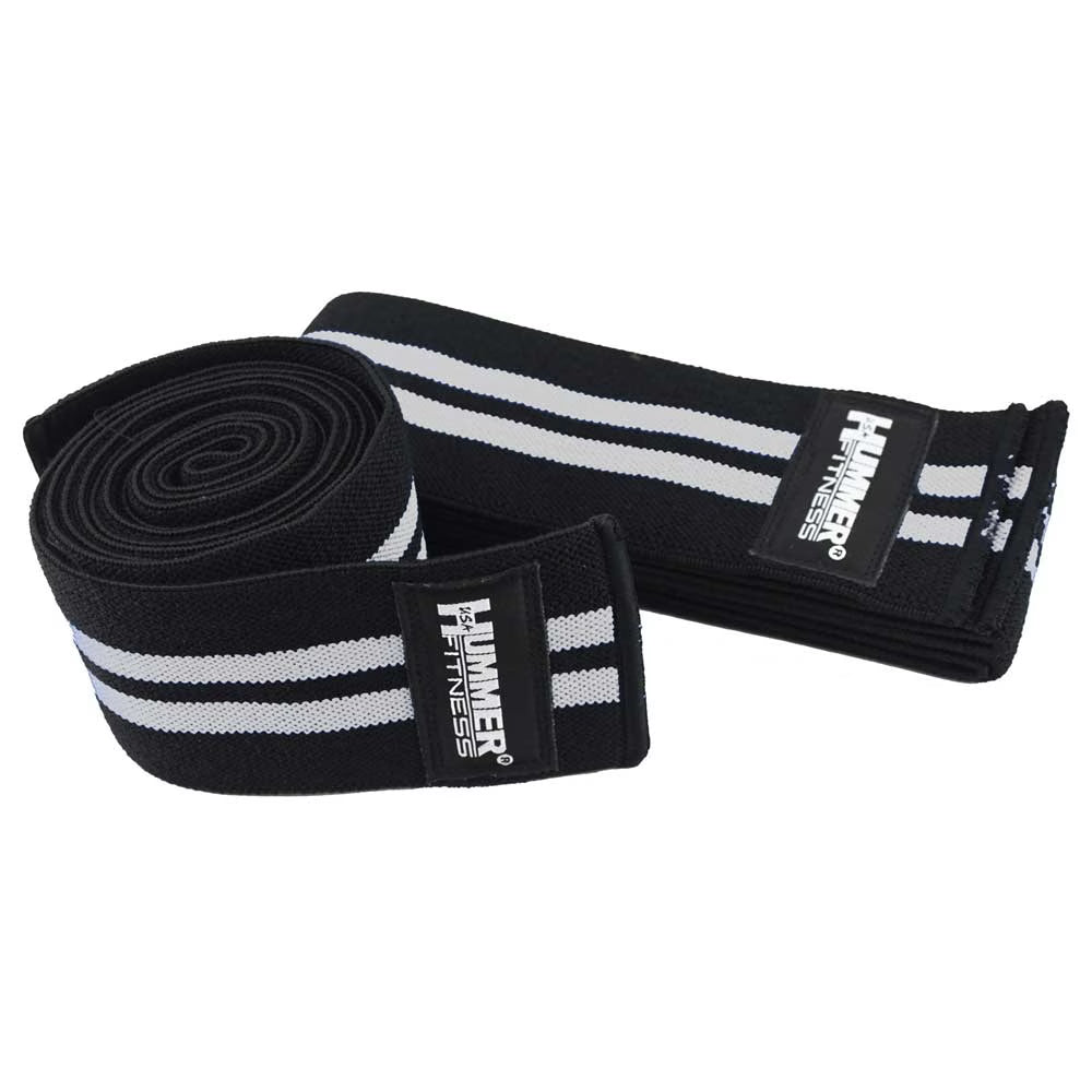 HMR 1980 Knee Wrap White/Black Line 78" with Velcro