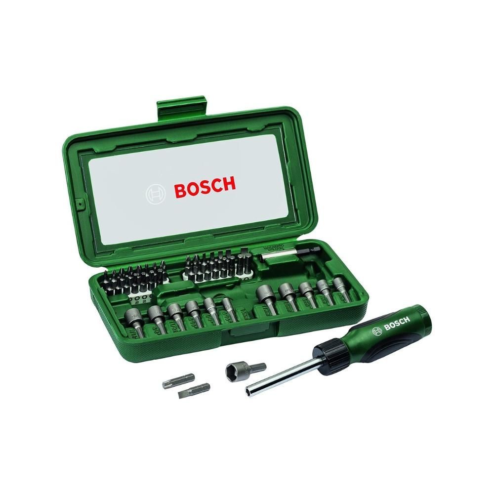 Bosch 46 Piece Screwdriver Screwing Socket End Accessory Set