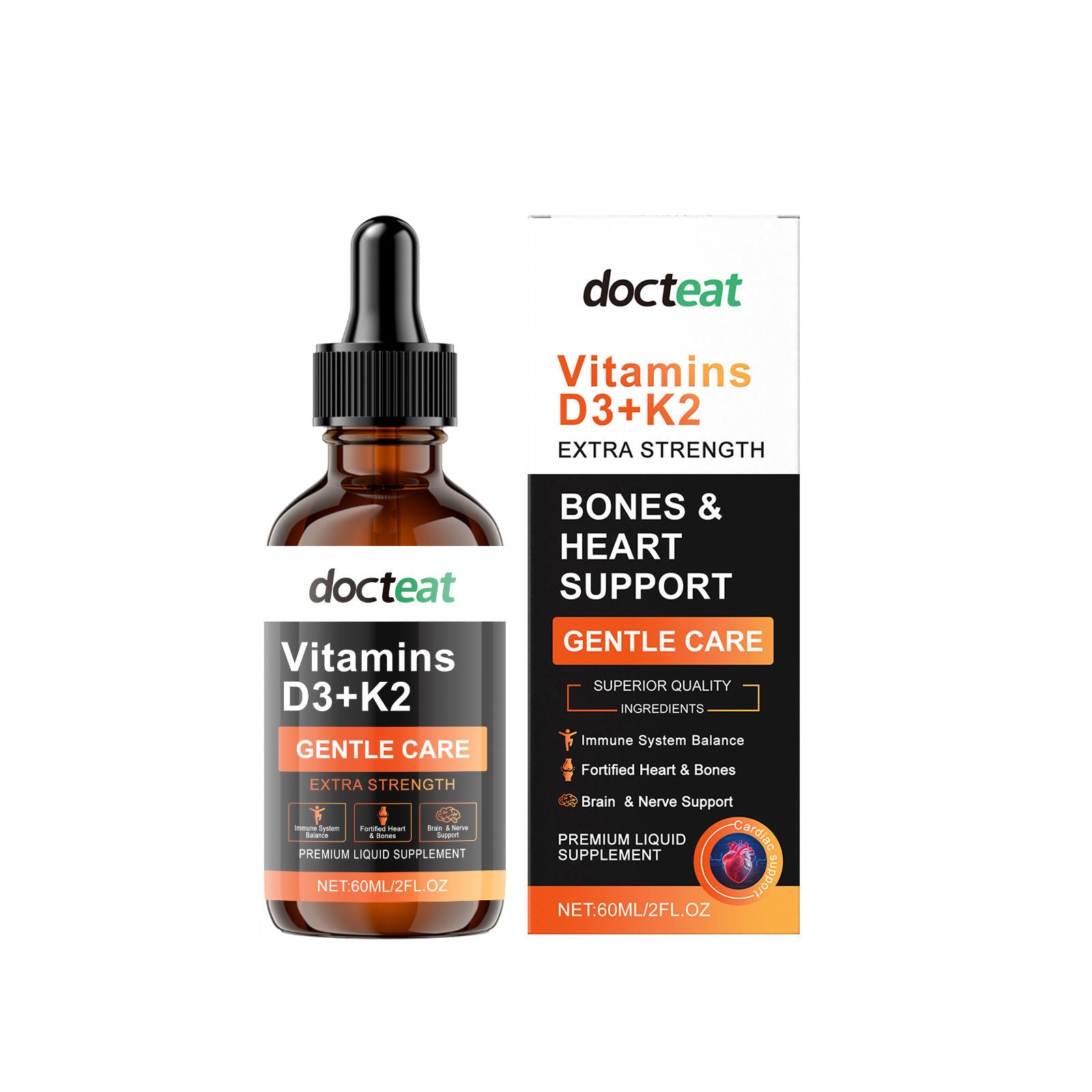 Boost Heart Health with Herbal Body Care Drops, Natural Vitality Enhancer ,60ml