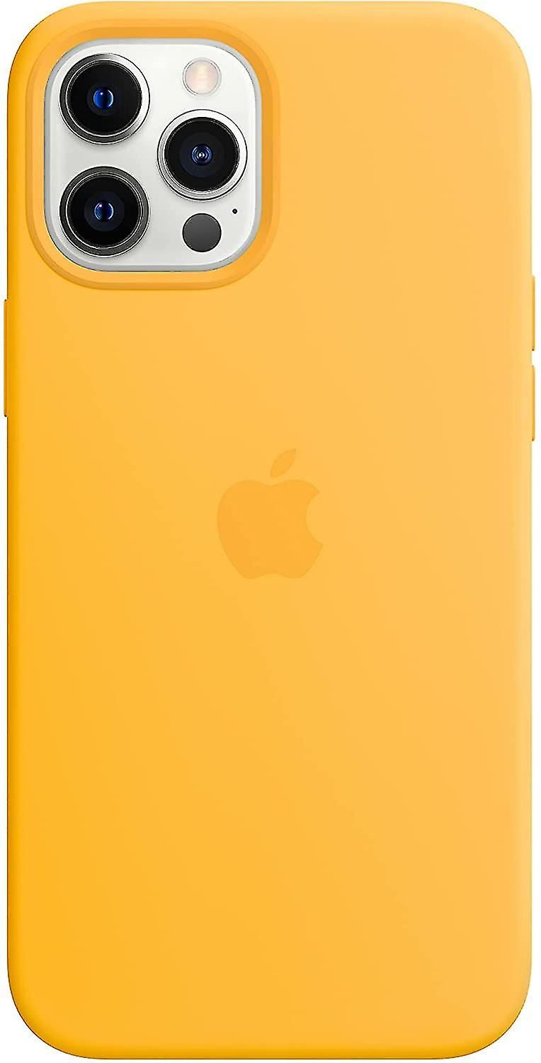 For iPhone 12 Pro Max - Silicone Case with Soft-Touch Finish and Microfiber Lining, Compatible with MagSafe