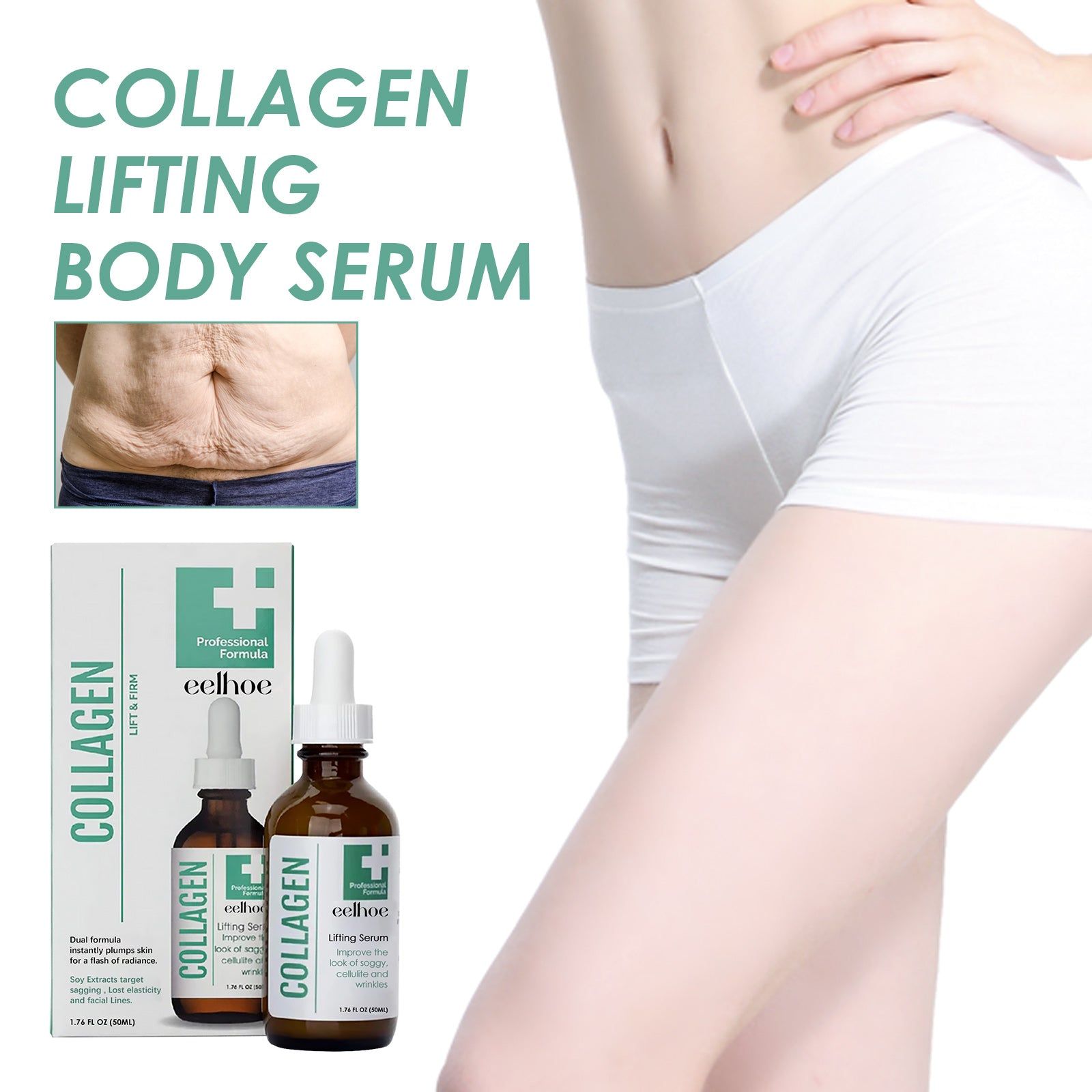 Body Lifting Essence for Firm and Smooth Skin, Anti-Aging, Skin Moisturizer ,50ml