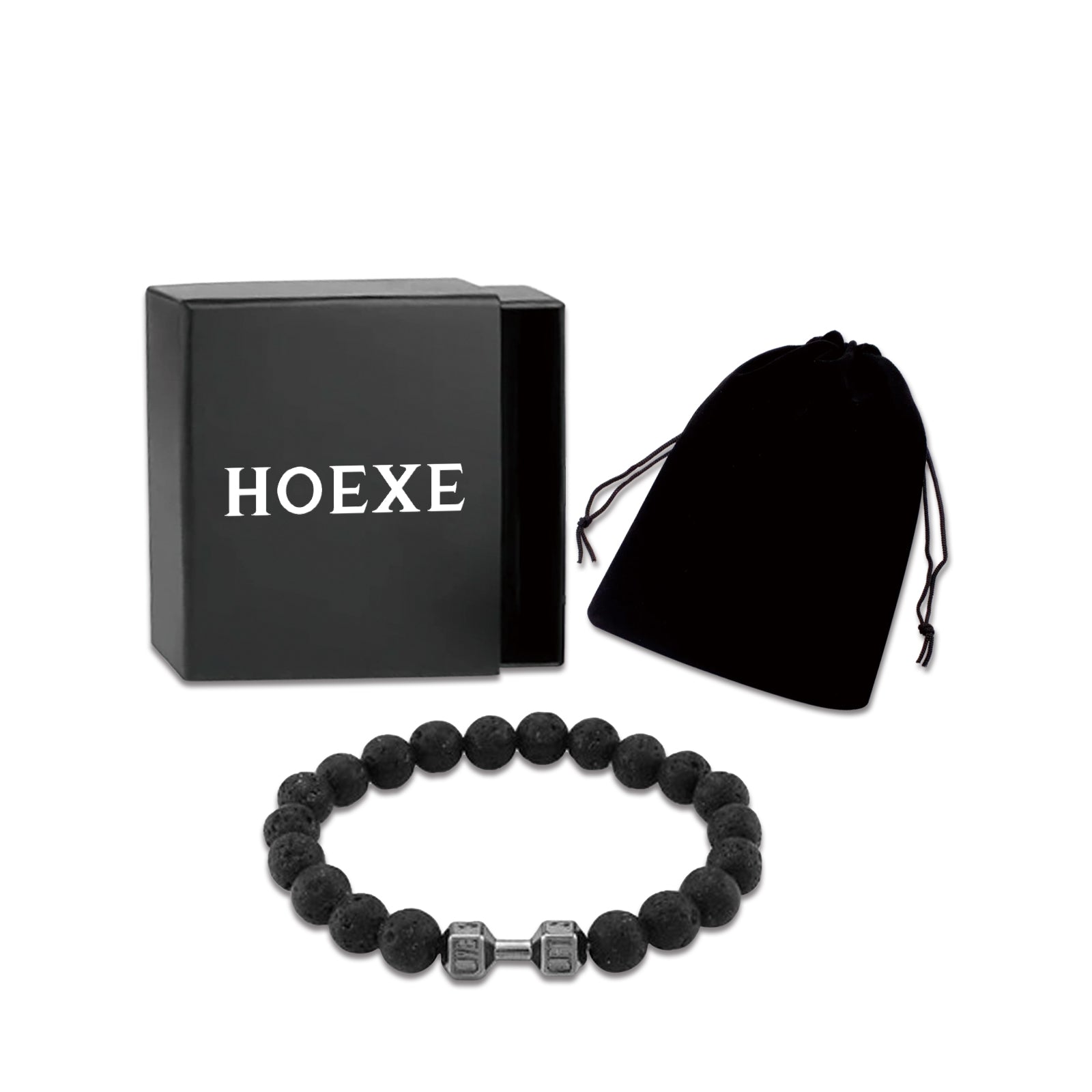 Boost Metabolism with Volcanic Stone Beaded Bracelets, Fitness, Gym, Men's Fashion ,1pcs