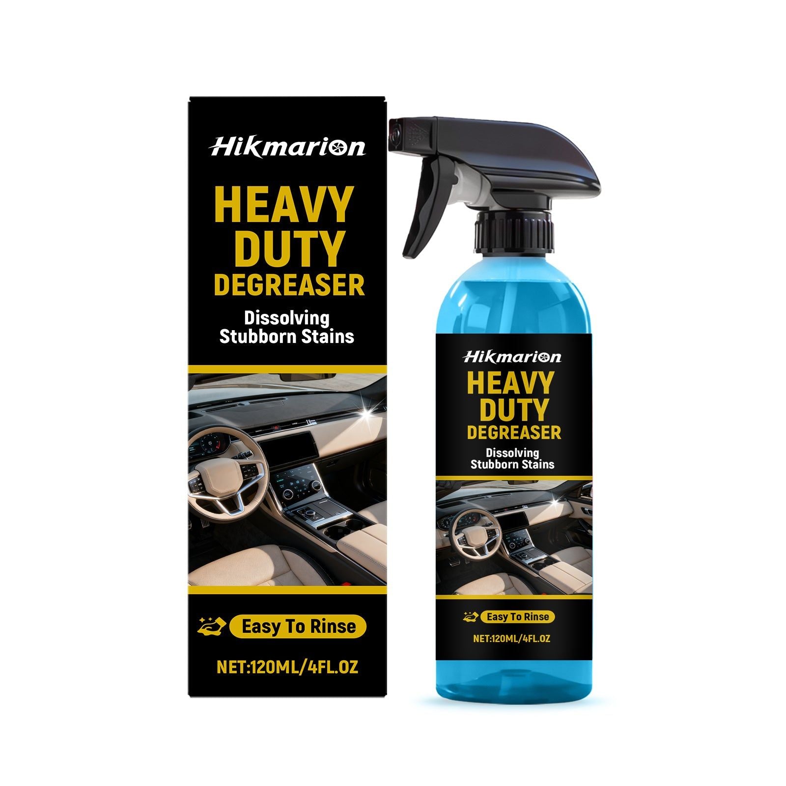 Car Cleaning Kit, Interior Leather & Surface Deep Clean, Stain Removal ,120ml
