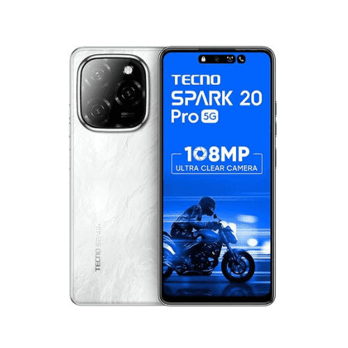 Tecno Spark 20 Pro 5G-أبيض