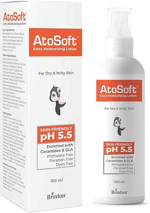 Brinton Atosoft Extra Moisturizing Baby Body Lotion 100ml