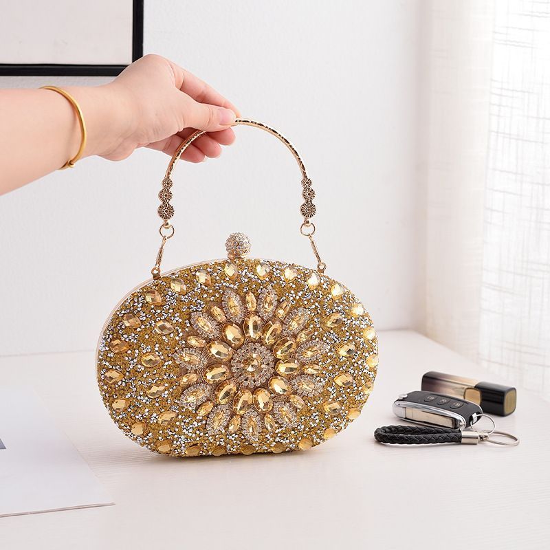 Women Rhinestone Evening Bag Clutch Bag Wedding Prom Handbag