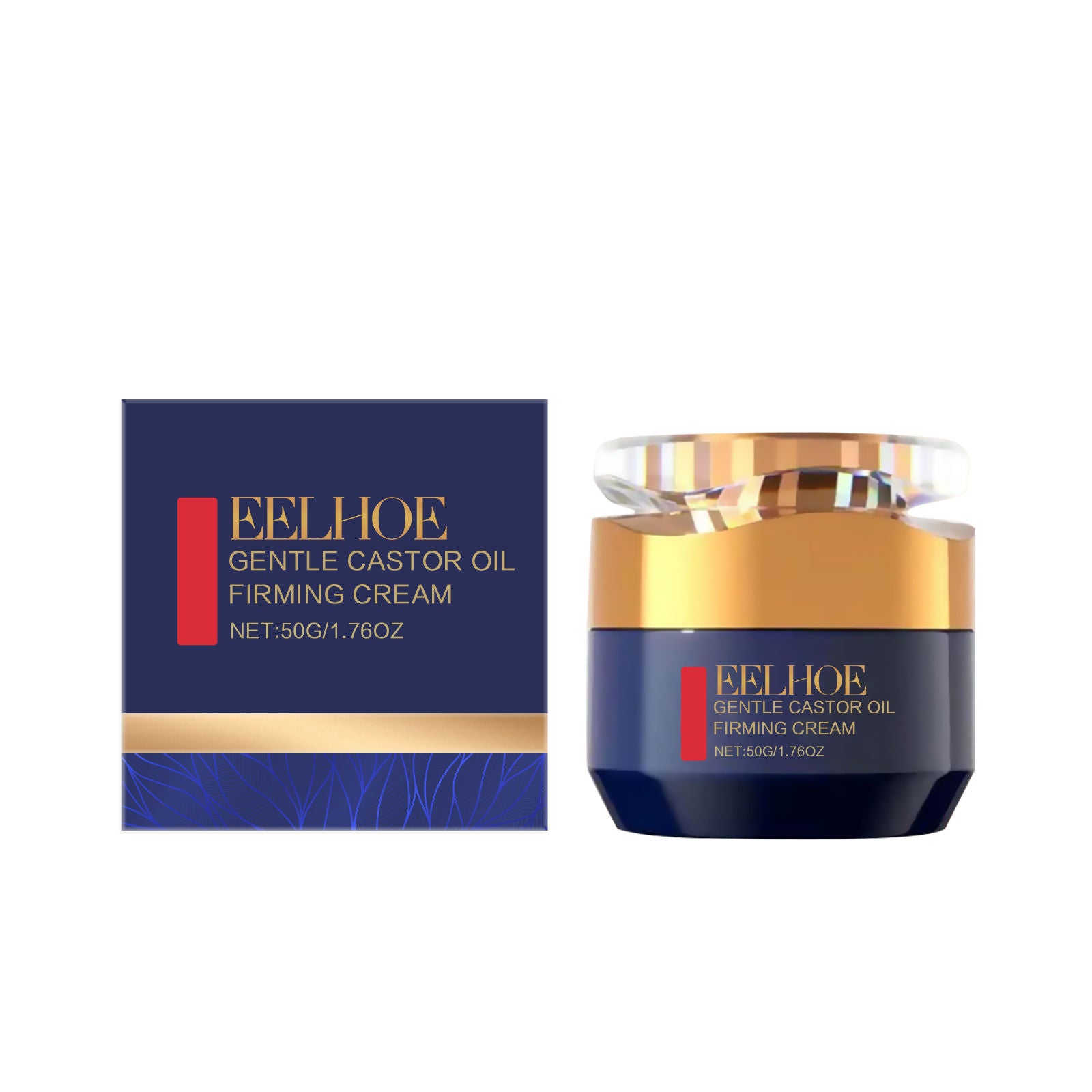Castor Oil Facial Care Cream, Hydrates, Nourishes, Reduces Fine Lines, Anti-Aging ,50g