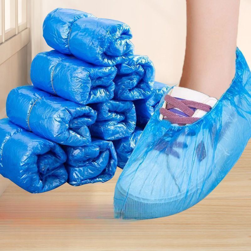 100pcs Disposable Shoe Covers Protective Shoe Covers Cleaning Hygiene Supplies