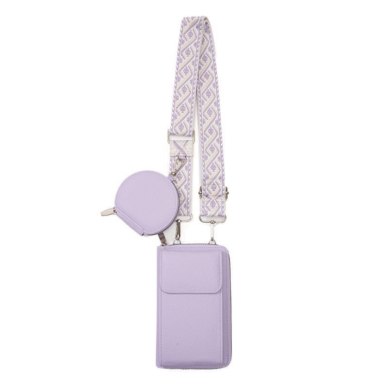 Women Small Crossbody Cell Phone Purse with Detachable Coin Case