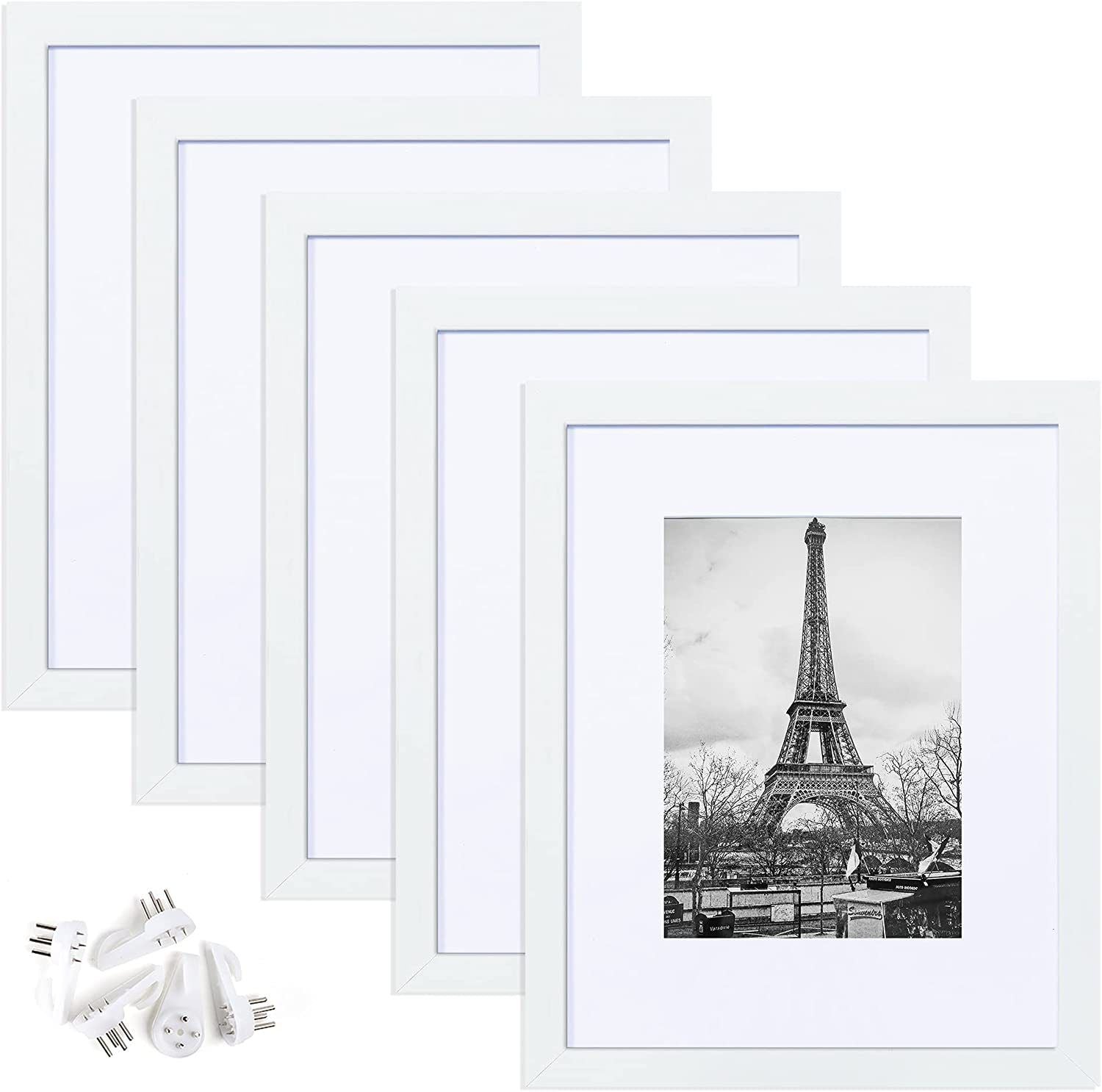 5pcs Wall Picture Frames 8 x 10 Inch Gallery Photo Frame For Tabletop Display