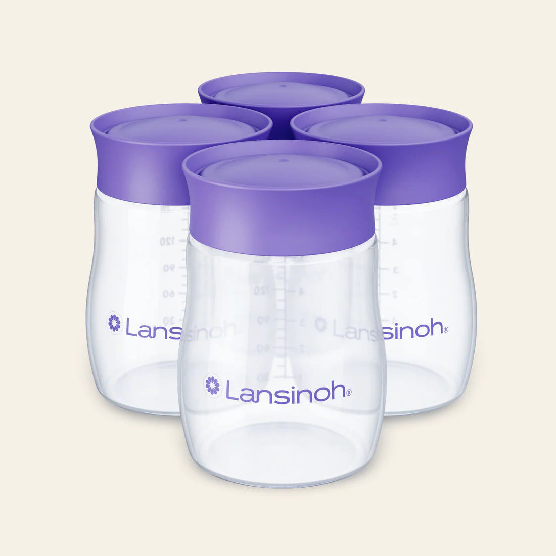 Lansinoh Breastmilk Storage Bottles (Pack of 4)