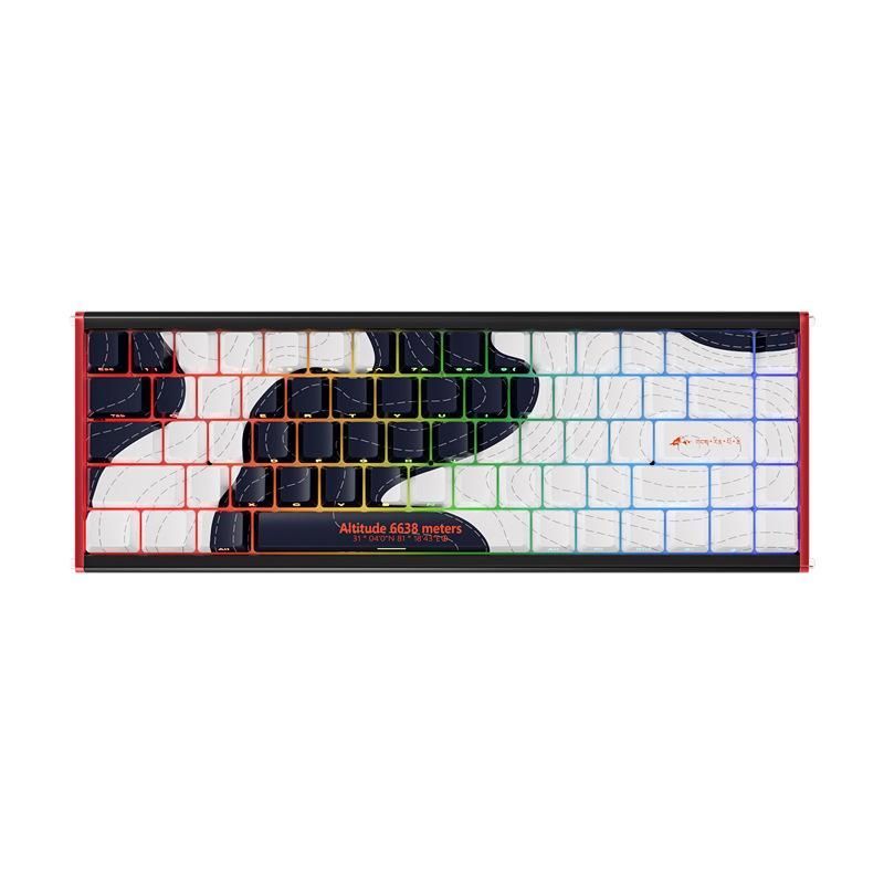 Ajazz ALUX68 MAX RGB Wired Keyboard Day Night