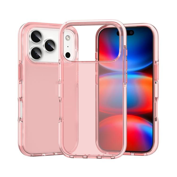 For iPhone 18 Pro Max / iPhone 17 Pro Max Two-color Shockproof High Transparency TPU Phone Case