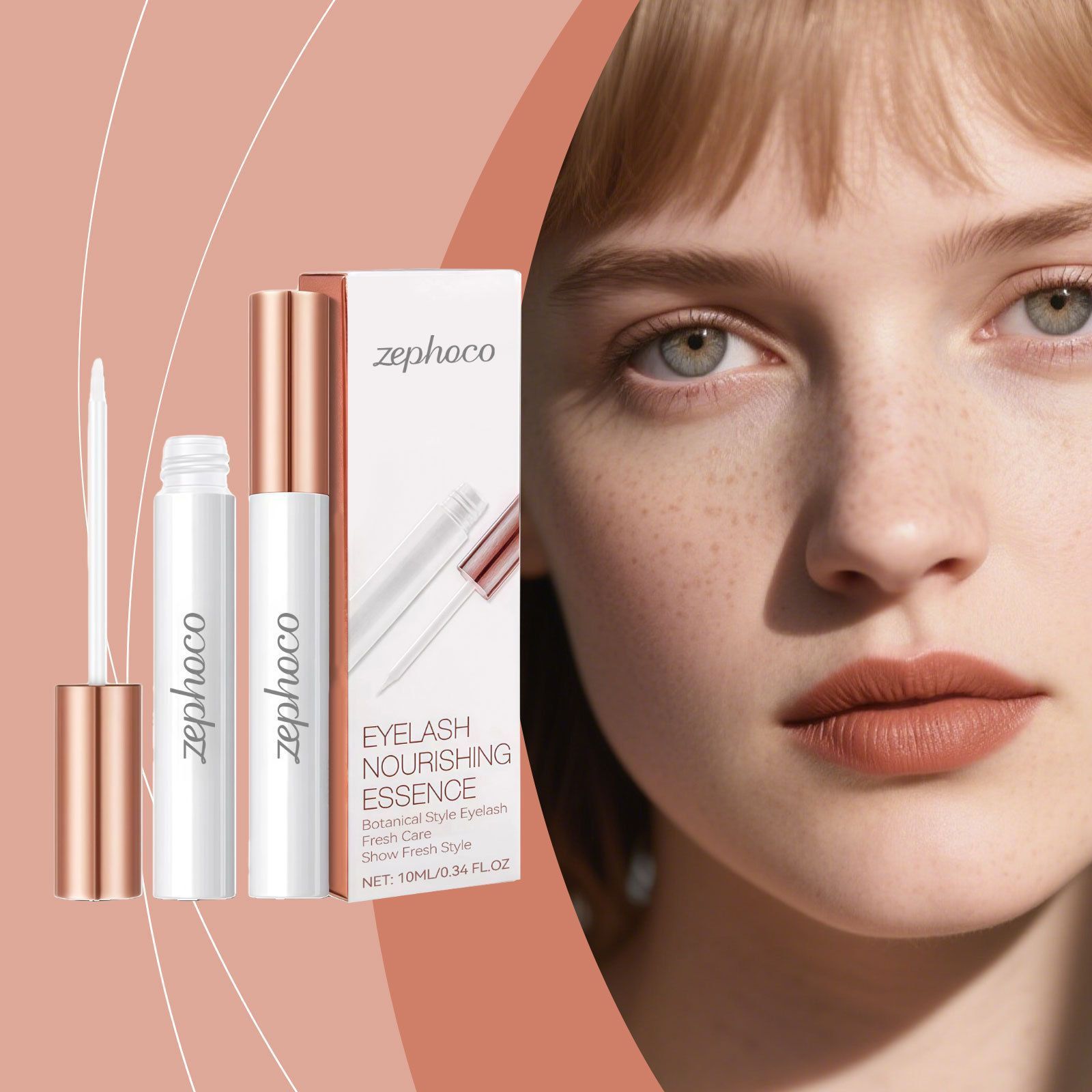 10ml Lengthening Mascara with Smudge Resistant and Curl Effect