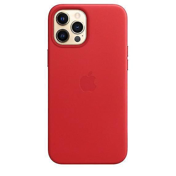 Leather Case For iPhone 12 Pro Max - Magsafe Magnetic Mobile Phone Case with Classic Design