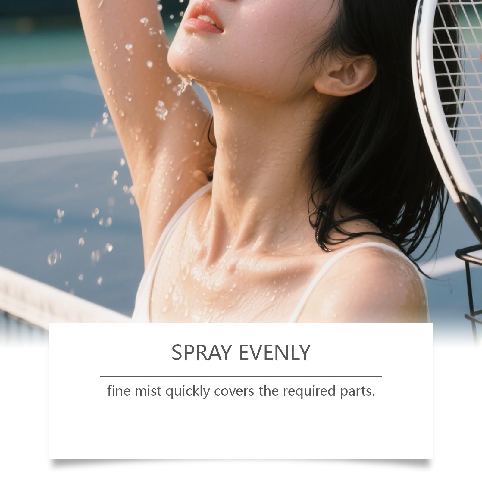 Cooling Spray for Summer, Portable, Refreshing, Outdoor Running, Military Training ,100ml
