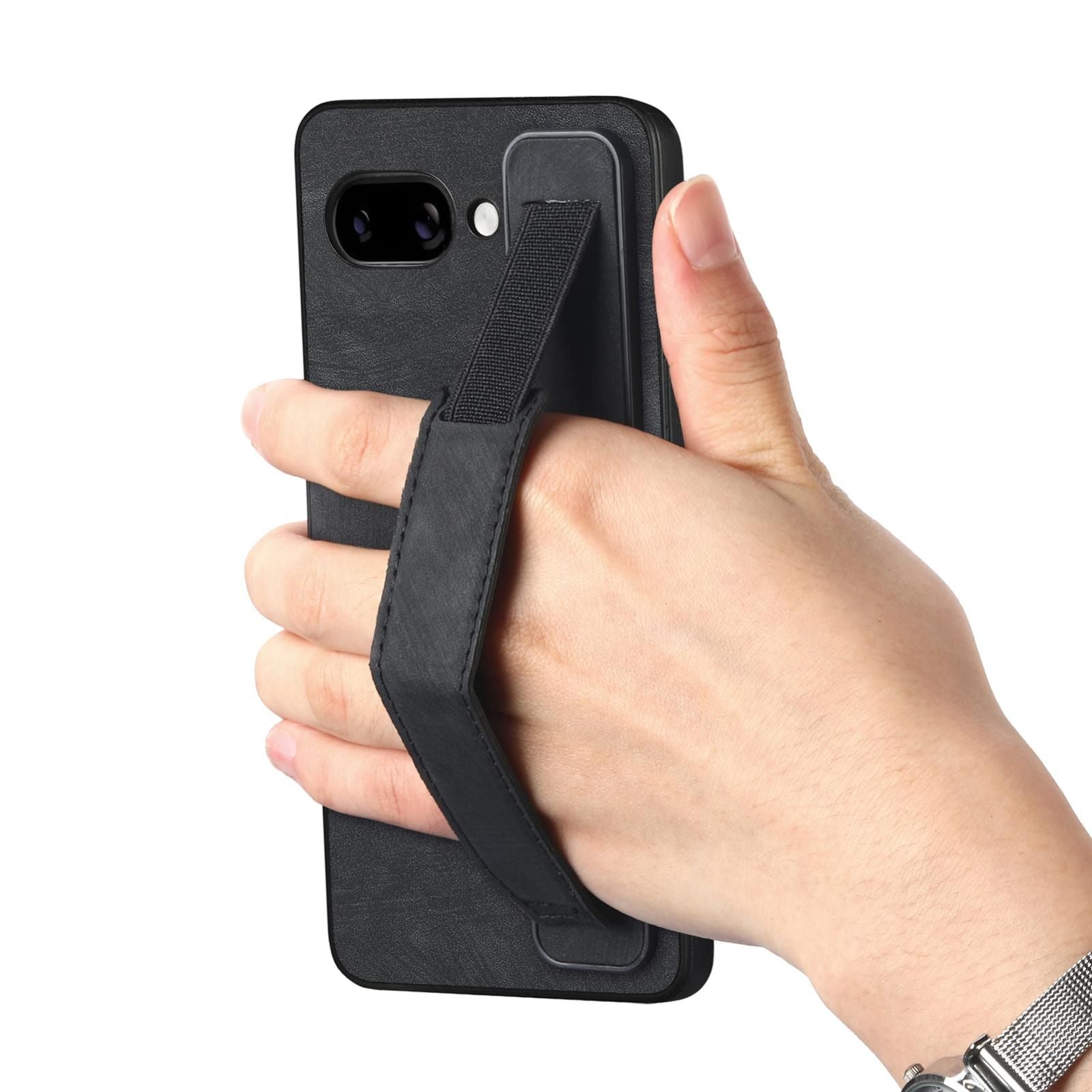Retro Wristband Leather Case For Google Pixel 9a