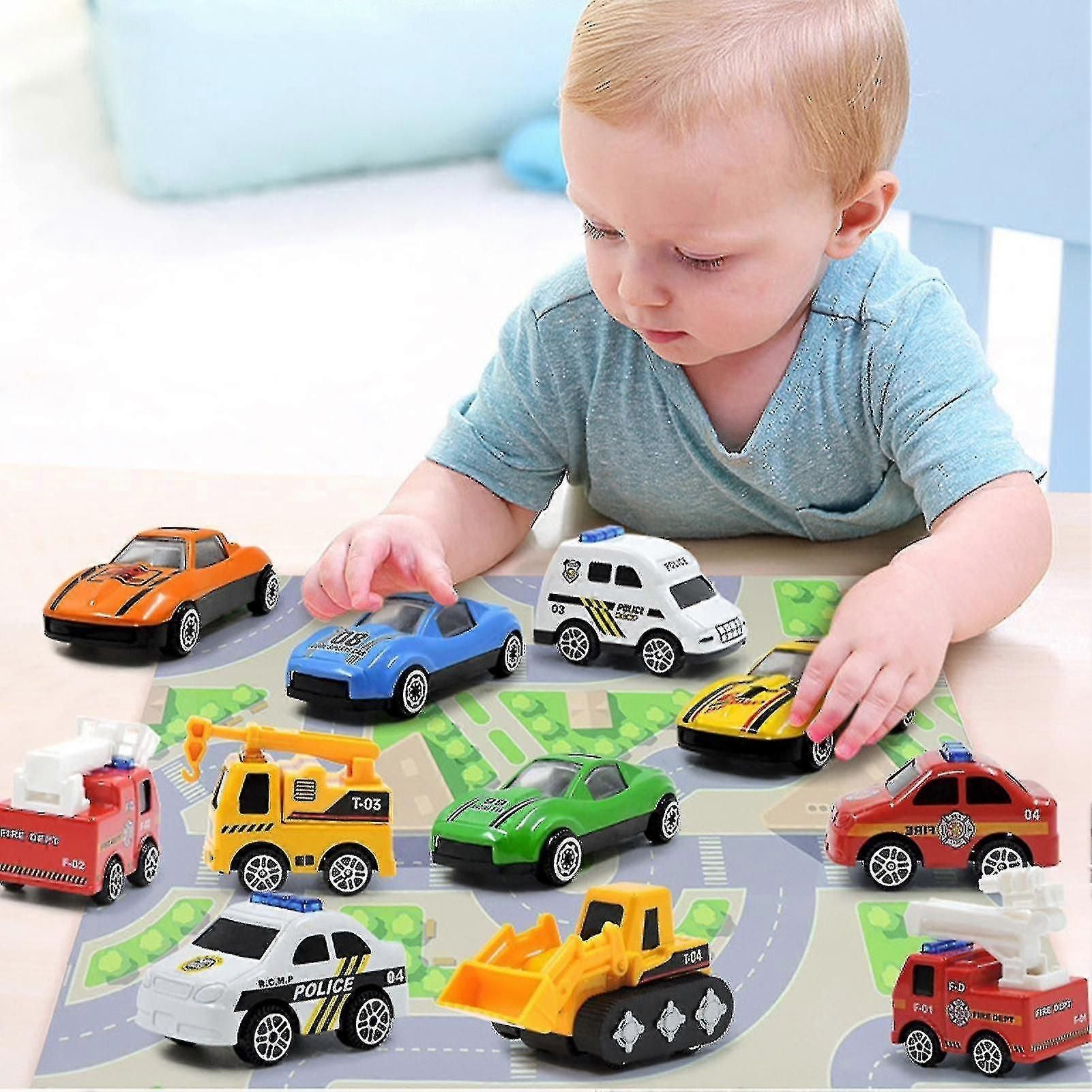 24-Day Christmas Advent Calendar Building Blocks - Educational Vehicle Toy Set for Kids Holiday Family Activities