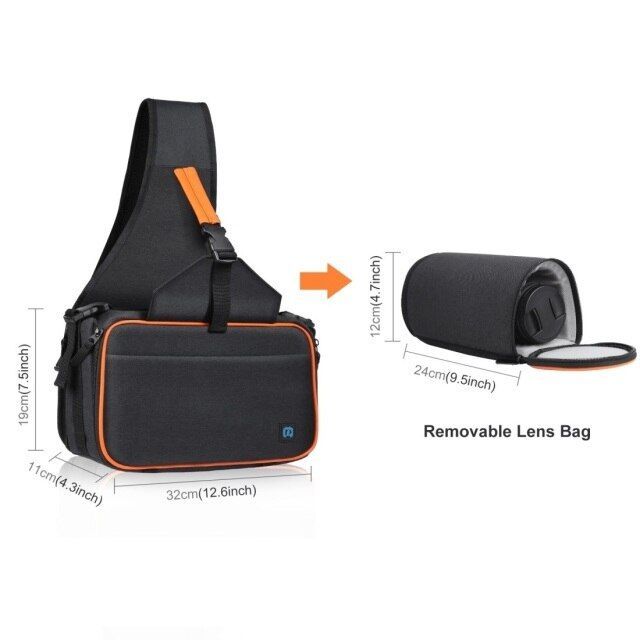Backpack and DSLR Camera Lens Purse Louguz, Canon Photography Equipment, Water R
