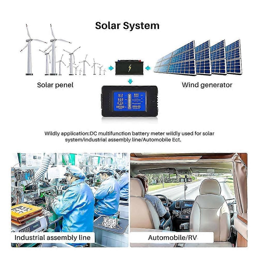 PZEM015 Digital 0-200V Voltage Current with 200A Shunt Battery Meter
