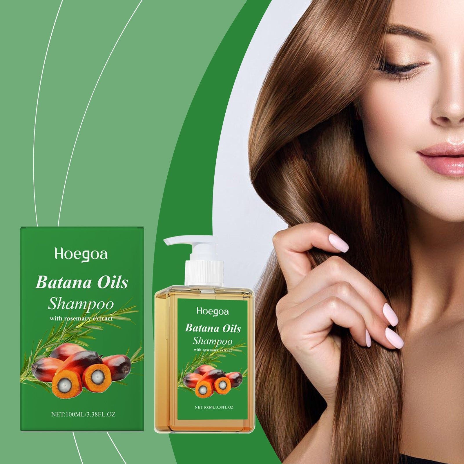 Batana Hair Care Shampoo, Nourishing, Gentle, Anti-Grease, Stronger Hair ,100ml