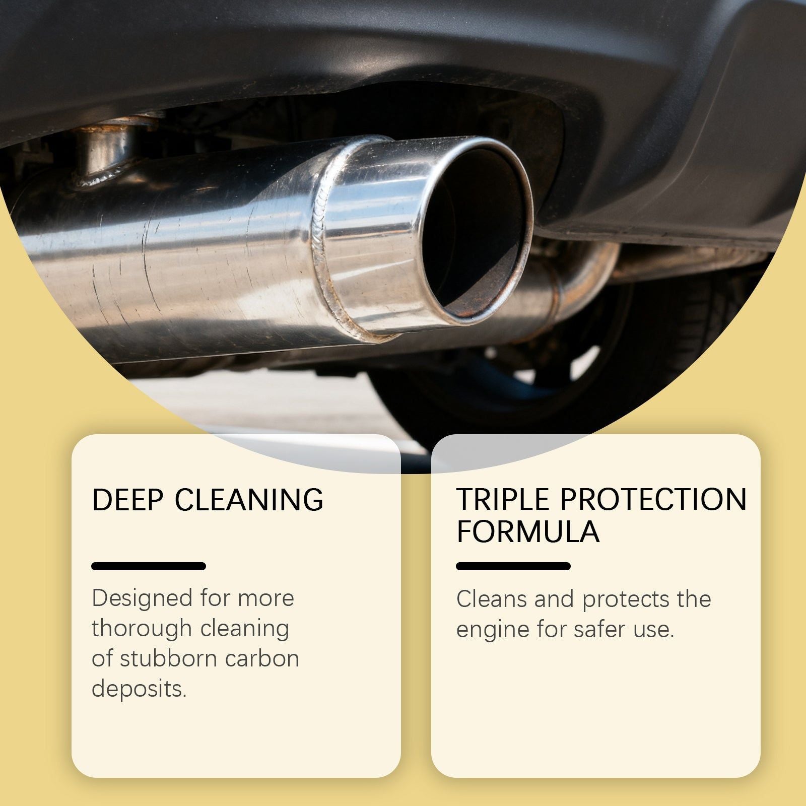 Car Cleaner, Removes Carbon Deposits, Boosts Fuel Efficiency, Easy Car Cleaning Solution ,120ml