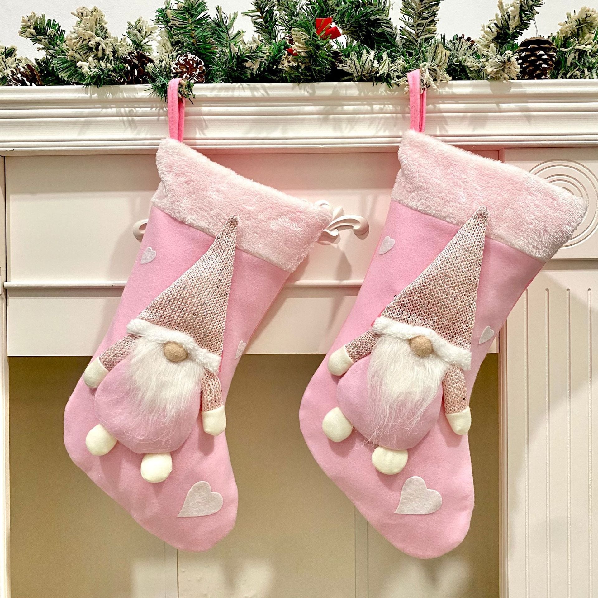 Faceless Doll Christmas Stockings Holiday Decorations Door Window Christmas Tree Pendant