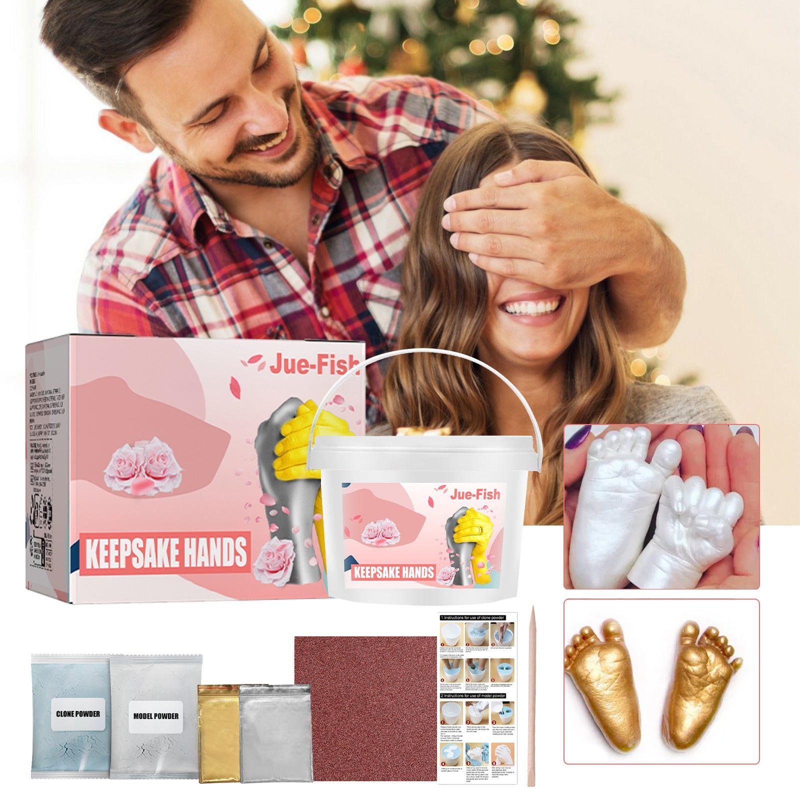 Create Stunning 3D Hand Models, Perfect for DIY Art, Gifts, and Creative Projects ,1set