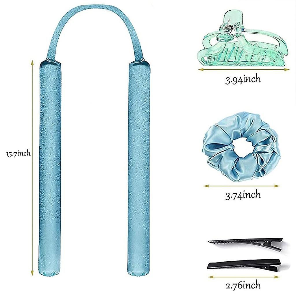 Heatless Hair Curlers For Long Hair To Sleep In Overnight No Heat Curls Headband Rollers Curling